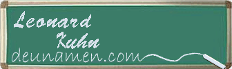 Leonard Kuhn Visitenkarte